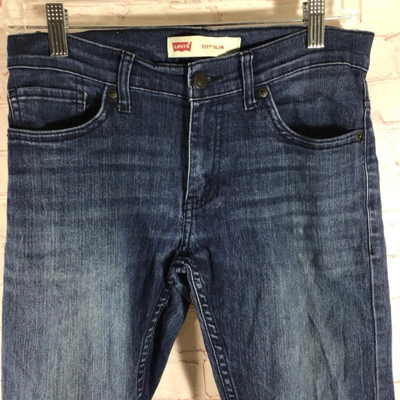 Levi’s 511 Slim Blue Denim Jeans - Size 14 - Picture 2 of 9